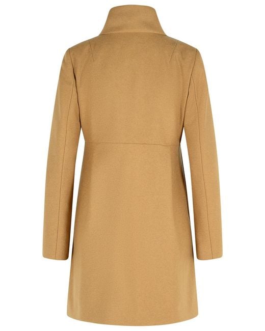 Fay Natural Wool Blend Coat