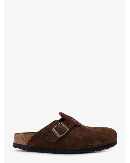 Birkenstock Brown Boston Slippers
