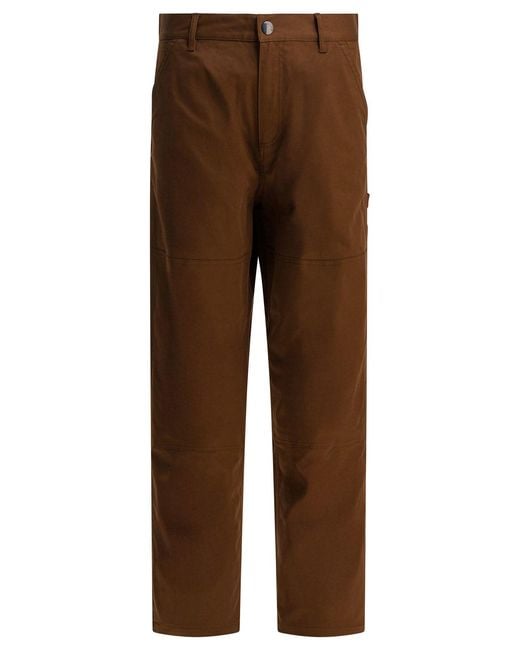 Moncler Brown Wide-Leg Pants for men