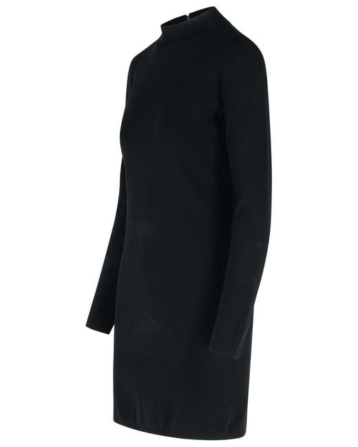 MICHAEL Michael Kors Black 'Mini Mock' Viscose Blend Dress