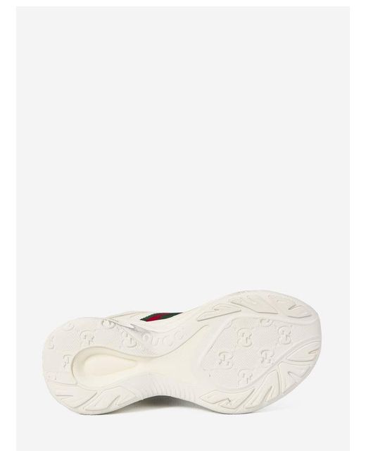 Gucci White 2.0" Sneakers