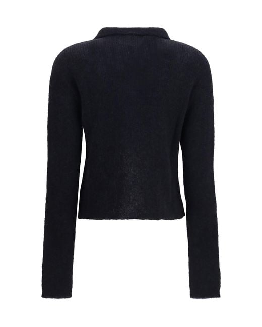 Our Legacy Blue Mazzy Polo Sweater