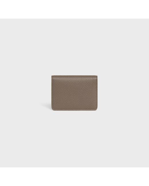 Céline Brown Bi-Fold Leather Wallet for men