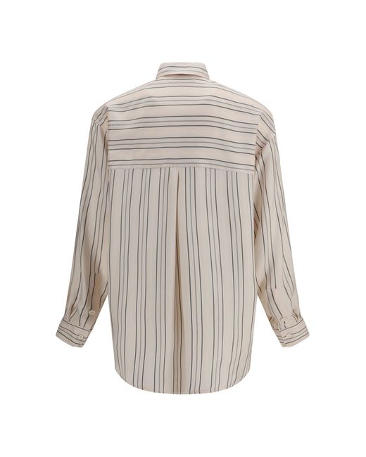 Umit Benan White Shirt Marghe Silk for men