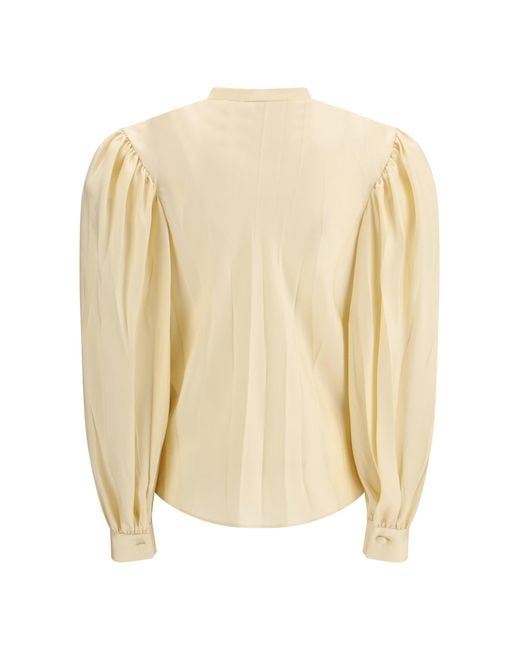 Gucci Natural Silk Twill Shirt