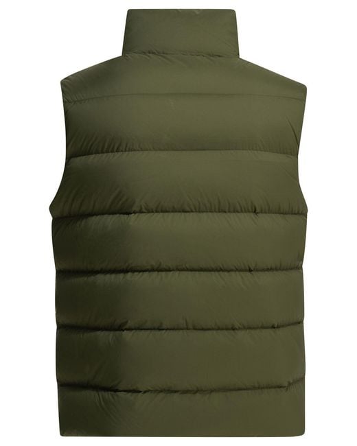 Moncler Green Tibb Sleeveless Jacket for men