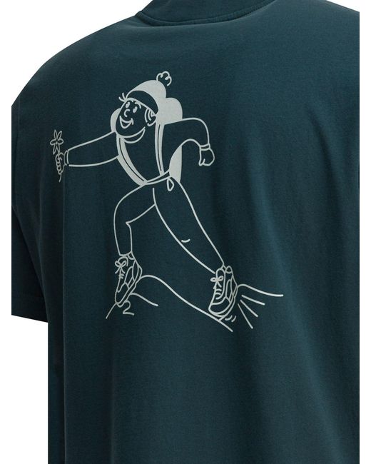 Autry Green Cotton T-Shirt With Logo T-Shirts for men