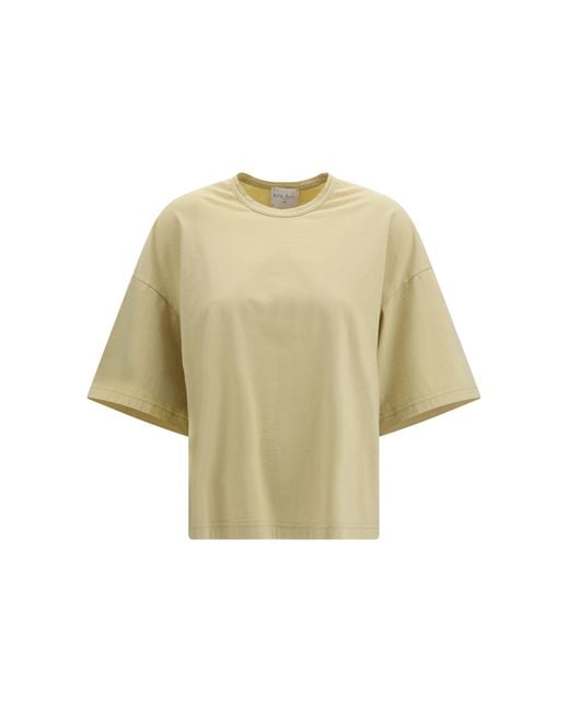 Forte_forte Natural Forte_Forte Oversized Cotton Jersey T-Shirt