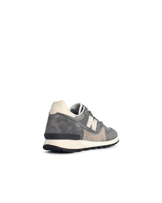 New Balance White '475' Fabric And Suede Sneakers for men