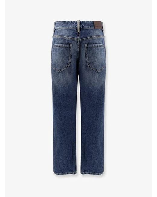Brunello Cucinelli Blue Column Jeans