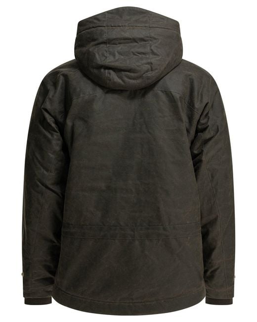 Manifattura Ceccarelli Black "Mountain" Parka for men