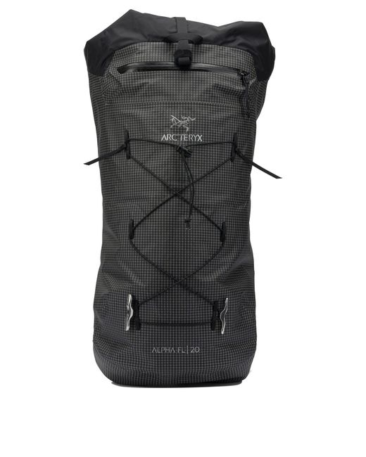 Arc'teryx Black "Alpha Fl 20" Sports Backpack for men
