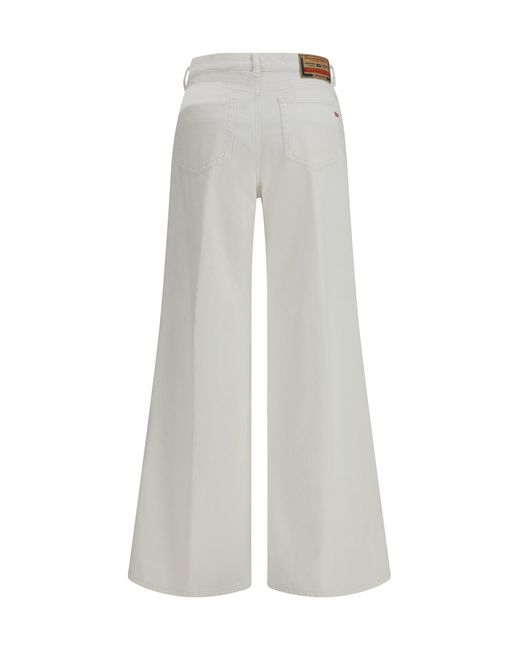 DIESEL White 1978 D-Akemi Flare Jeans