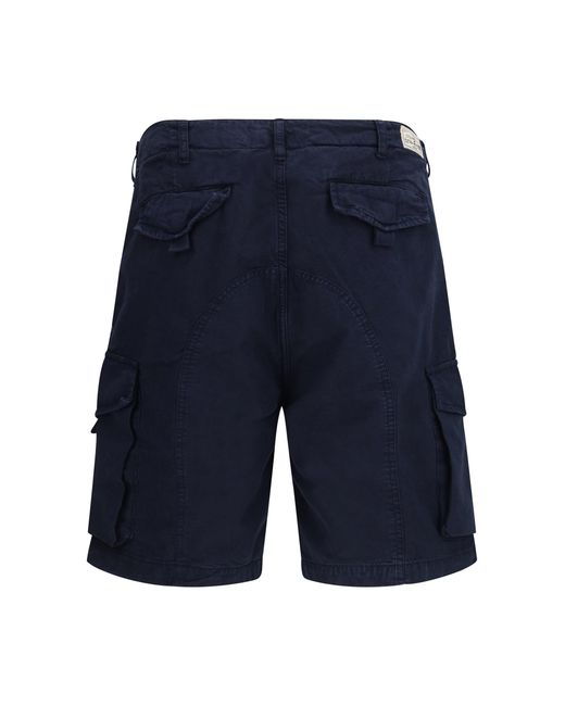 Sebago Blue Northfield Cargo Shorts-Marine for men