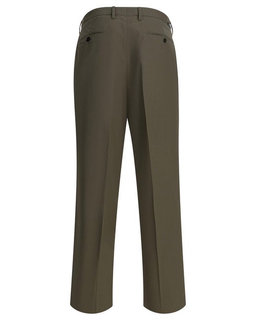 Prada Green Wide Leg Pants