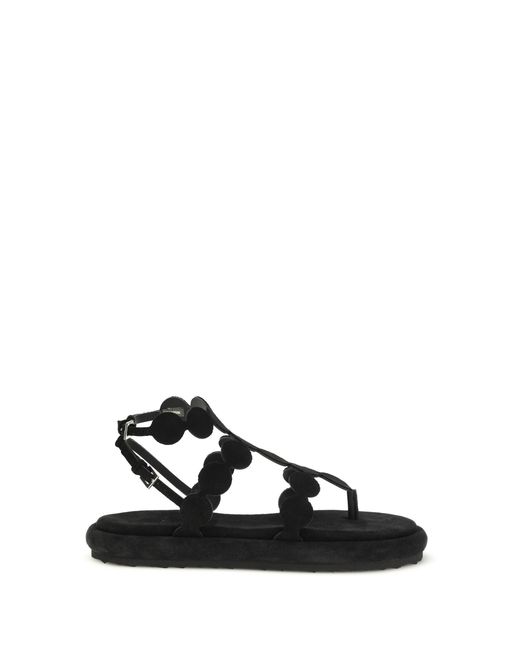 Pierre Hardy Black Suede Sandals