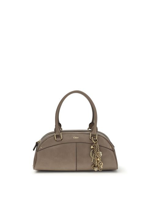 Chloé Natural Chloé Bowling Handbag