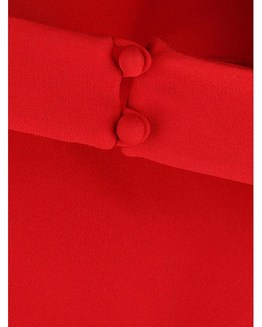 Valentino Red Cady Couture Dress