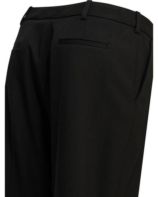 Balenciaga Black Wool Tailored Pants