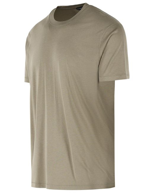 Tom Ford Gray Cotton Blend T-Shirt for men
