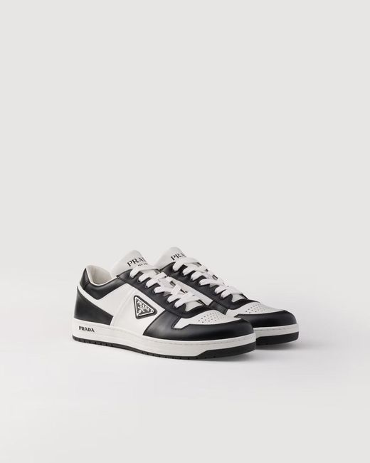 Prada White Downtown Sneakers for men