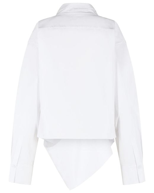 Rohe White Wrap Cotton Shirt