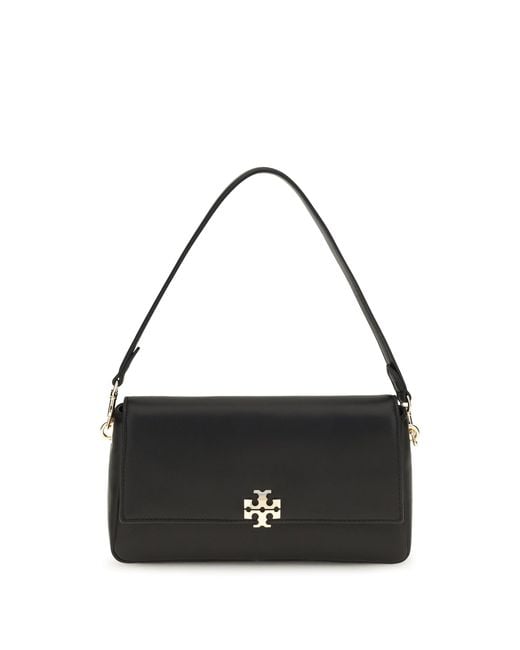 Tory Burch Black Shoulder Bag Charlie Leather