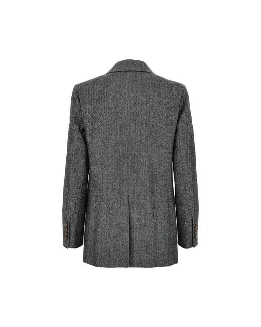 BLAZE Gray 'Everyday' Double-Breasted Jacket