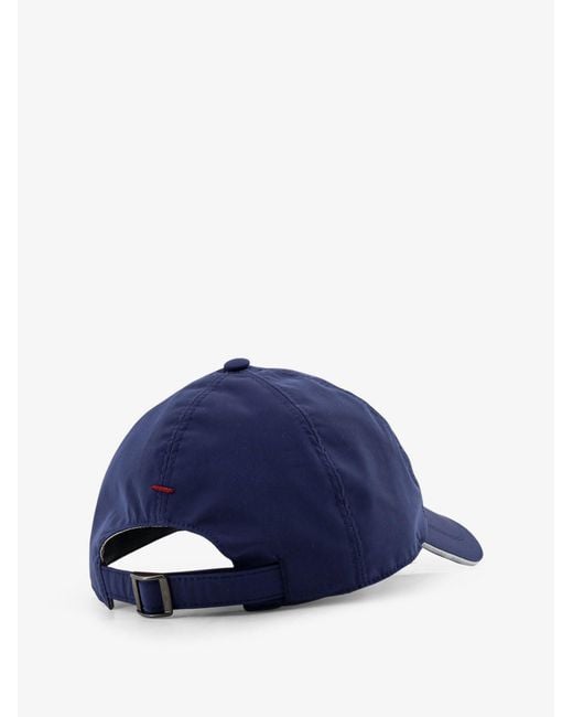 Brunello Cucinelli Blue Baseball Hat With Logo for men
