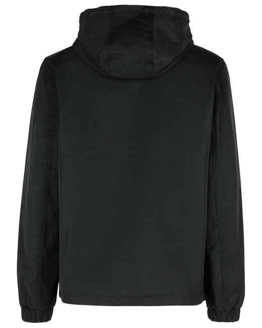 Philipp Plein Black Leather Jacket for men