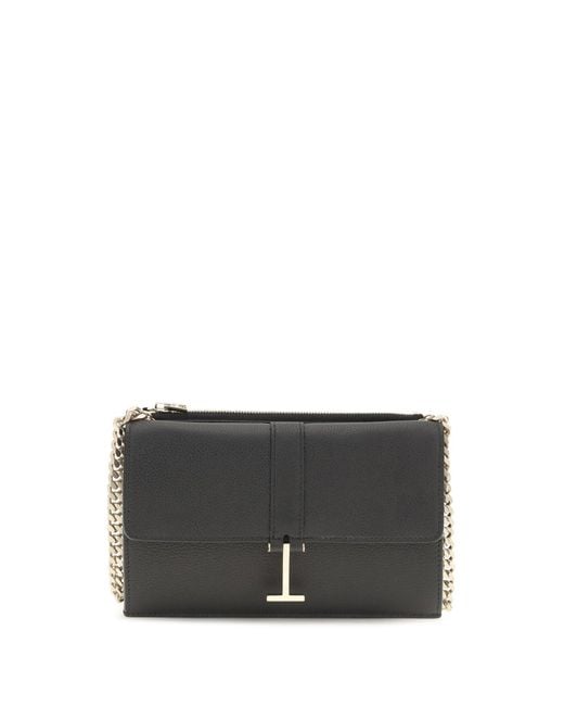 Tom Ford Gray Chain Shoulder Bag