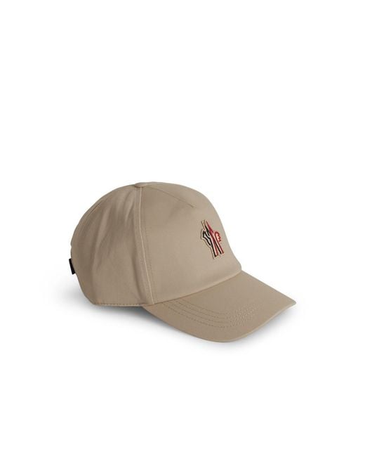 Moncler Natural Cream Cotton Cap for men