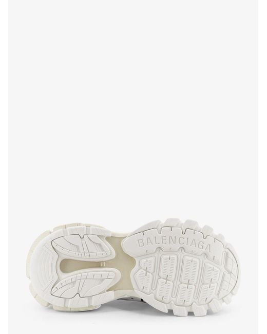 Balenciaga White Track Polyurethane Sneakers for men