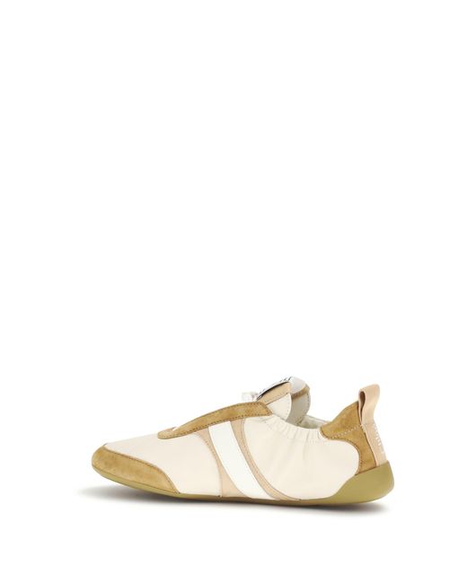 Chloé Natural Chloé Kick Sneakers