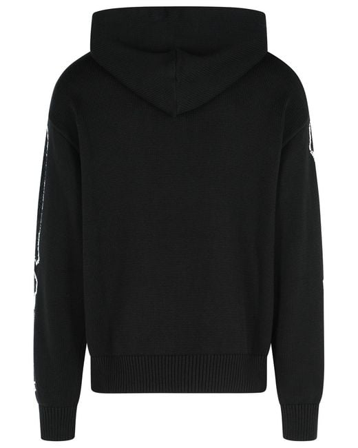 Amiri Black Bones' Cotton Sweater for men