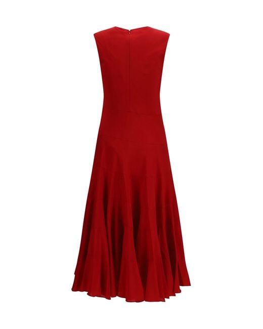 Tory Burch Flared Dress Silk-Cotton