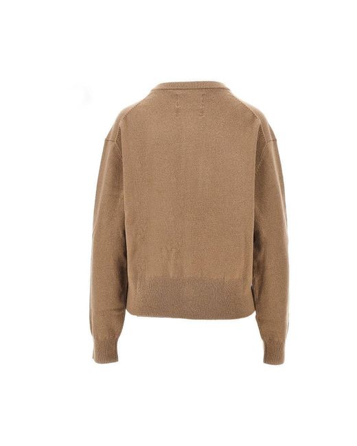 Extreme Cashmere Brown 'N°436 Luce' Cardigan