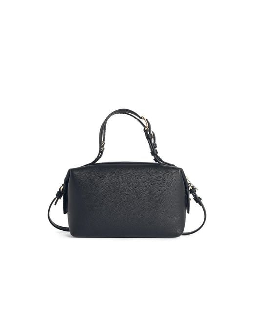 Furla Black 'Double Mini' Lear Bag