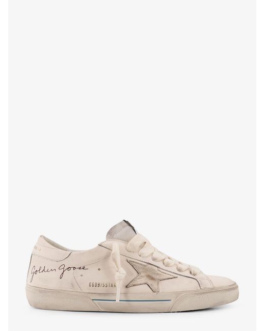 Golden Goose Deluxe Brand White Deluxe Brand Super Star Half Foxing Leather Sneakers for men