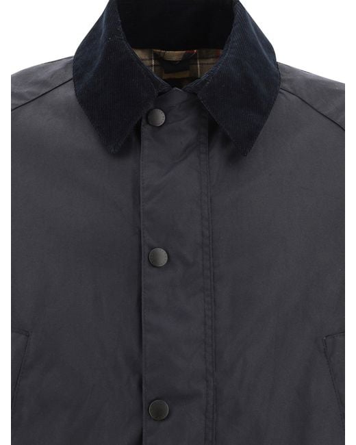 Barbour Gray "ashby" Waxed Jacket
