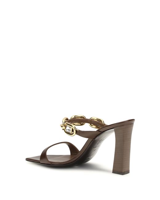 Giuseppe Zanotti White Muse Mules Sandals