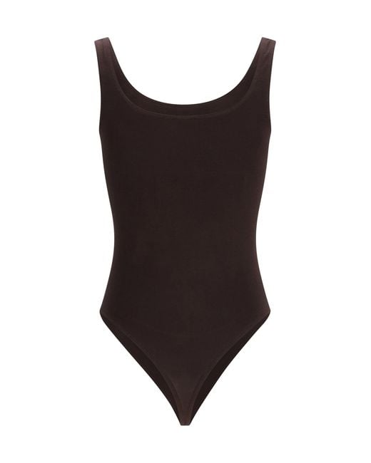 Wolford Brown Jamaika Body Dark Wood