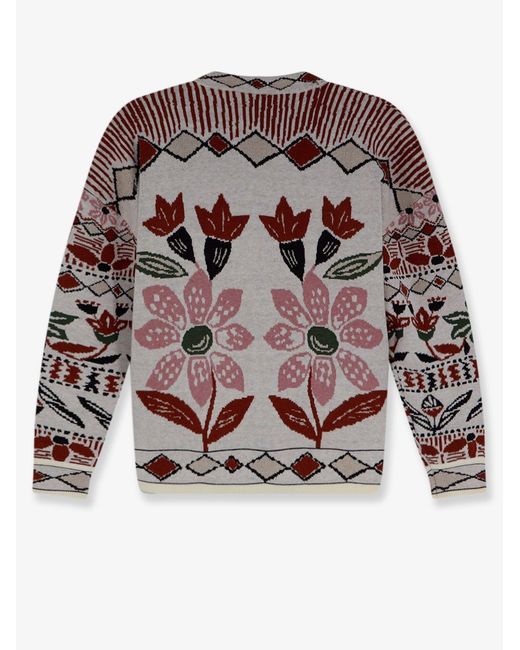 Farm Rio Multicolor Cardigan With Embroidery