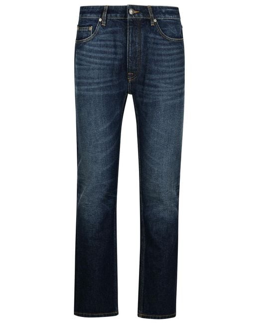 Palm Angels Blue Denim Jeans for men