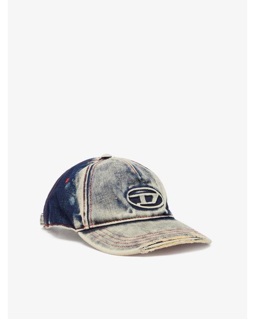 DIESEL Blue C-Seymon Denim Hat for men