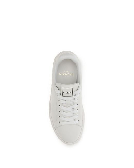 Balmain White Sneakers B-Court