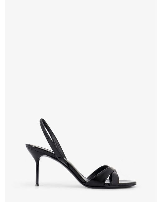 Paris Texas White Lidia Patent Leather Sandals