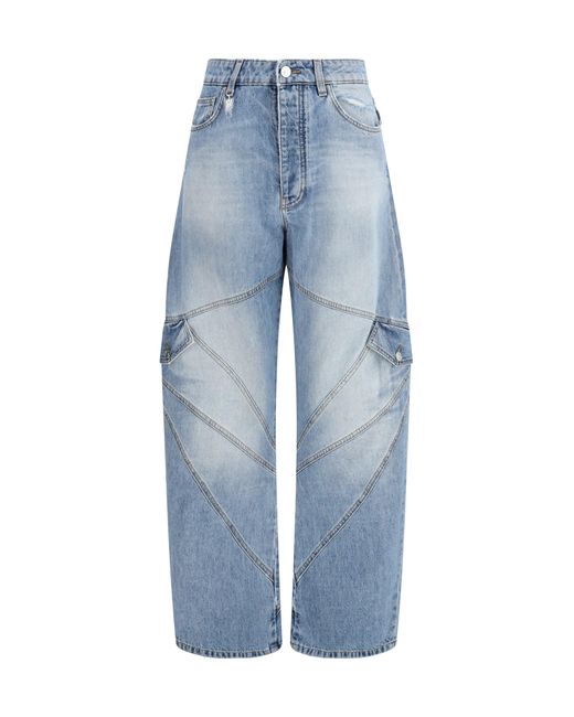 Amiri Blue Barrel Jeans