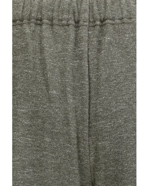 Loro Piana Gray Cotton And Linen Sweatpants for men