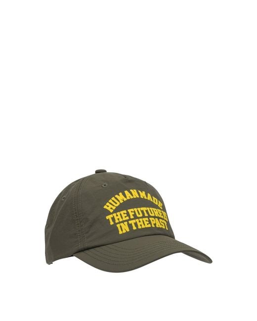 Human Made Green 5-Panel Baseball Cap Drab for men